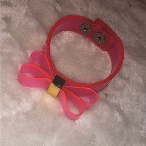 BCBGenration Neon Pink “Bow” Bracelet